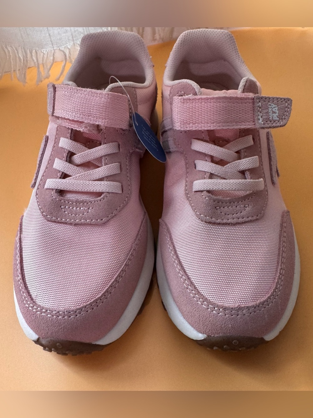 NWT Stride Rite Made2Play Zips Jogger Pink Sneakers Girls Size 2W